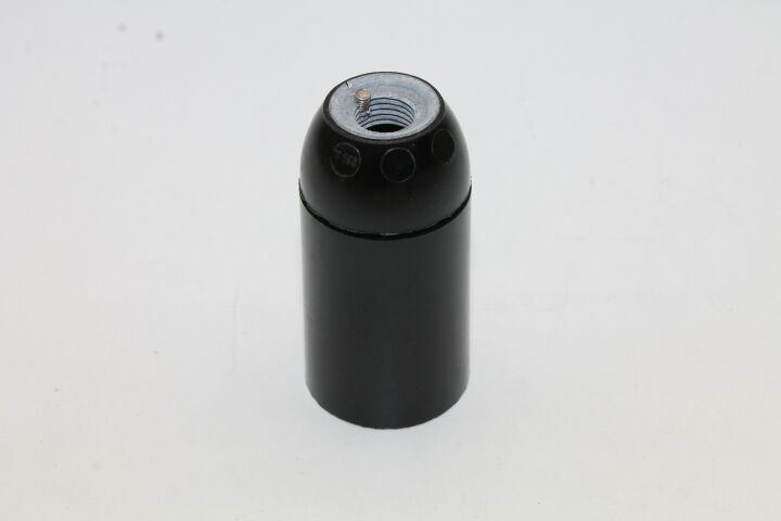 Kunststoff-Fassung E 14, Glattmantel, M10 x 1, schwarz