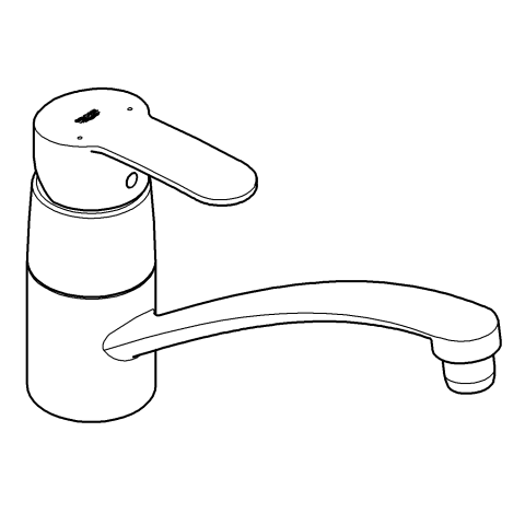 GROHE EH-SPT-Batterie Eurostyle C 33977 chrom