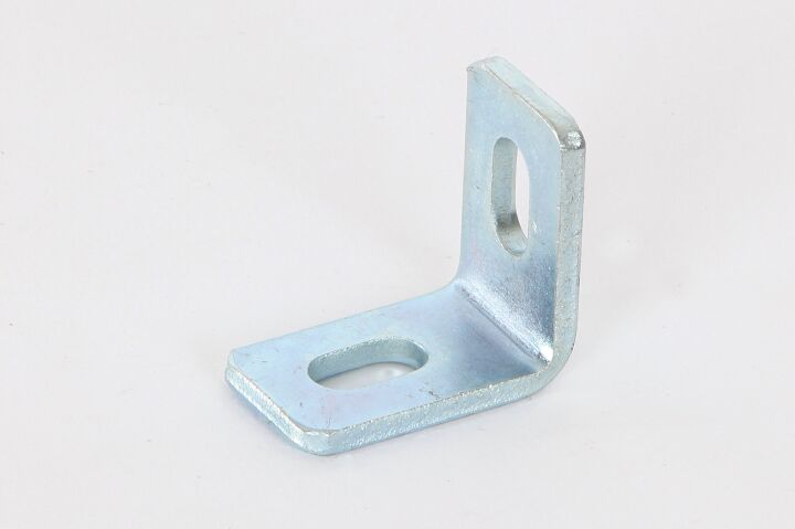 Tyco Montagewinkel 90° 2-Loch, 45x45x30 x 4 mm, verz., zu Schiene 30mm