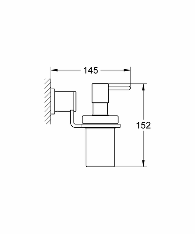 Grohe Seifenspender Allure 40363 chrom
