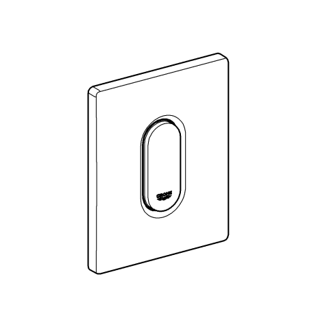 GROHE Urinal-Betätig. Arena Cosmopolitan 38857 FMS für man. Betätigung