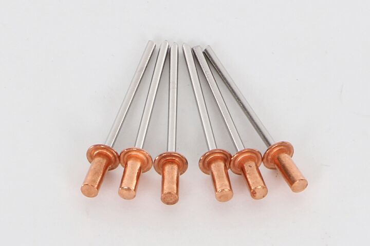 Dicht-Blindniete Kupfer-Edelstahlstift 3.2 x 8 mm, f. Nietstärke: 2-3 mm (VPE 100 Stck.)