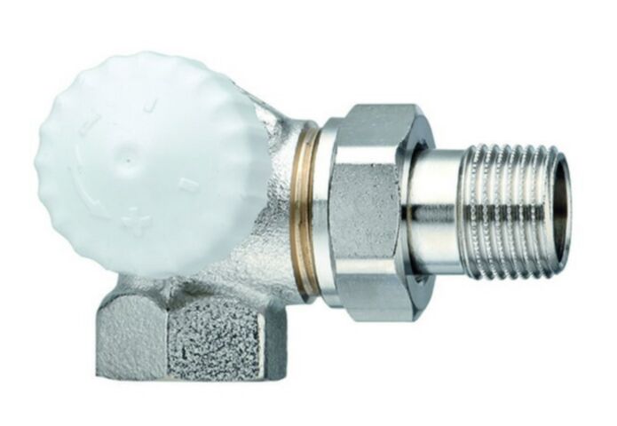 Heimeier Thermostat-Ventilunterteil V-exakt II, Winkeleck links, vern.