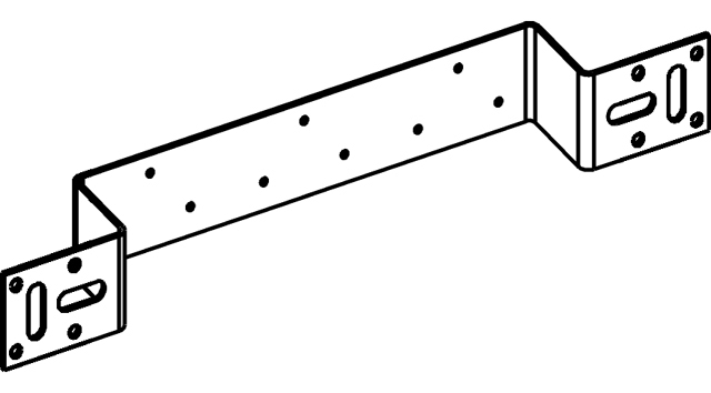TECEflex Halter winkelig, Stichmass 153/100/ 78mm