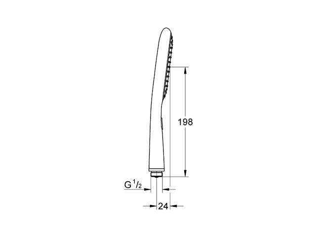 GROHE Handbrause Rainshower Eco 27274 Strahlart Rain Eco Funktion