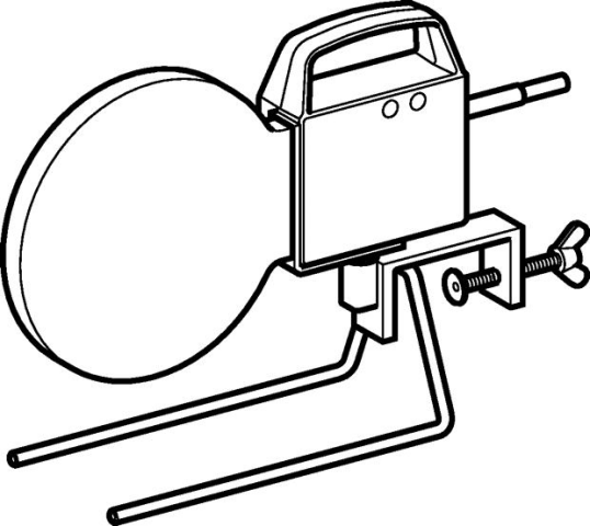 Geberit Schweißspiegel KSS-160, 230V / 600 W teflonbeschichtet, D 40 - DN 150 mm