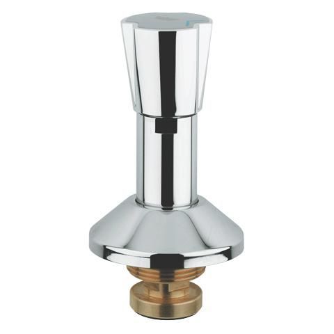 Grohe Oberteil Costa 11516 f.Unterputz-Ventile mit Dreikantgriff blau/rot 1 1/4" chrom