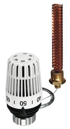 Heimeier Thermostat-Kopf K, mit Wendel-Tauchfühler, 20-70 Grad C
