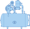 Osna Hauswasserautomat, HW-L, mit Drehstrommotor