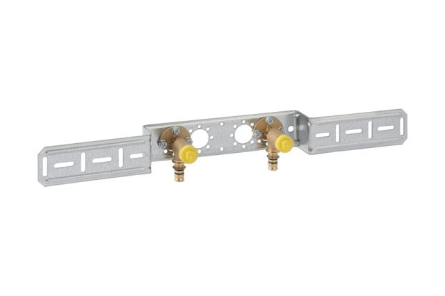 Geberit Mepla Anschlusswinkel d 20 x Rp 1/2, zweifach vormontiert