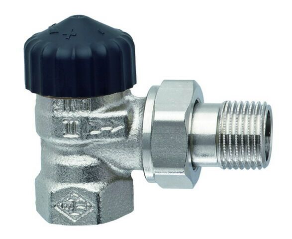 Heimeier Thermostat-Ventilunterteil Standard, Eckform, vern.