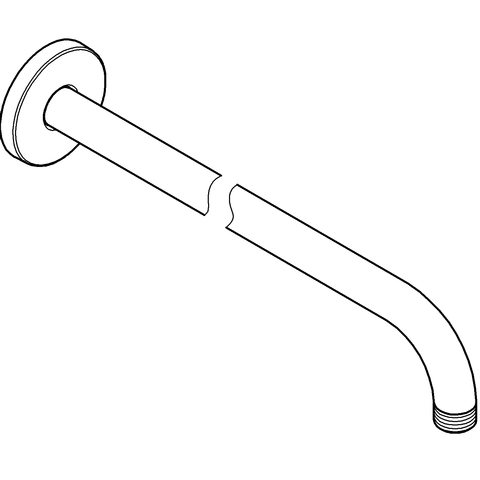 Grohe Brausearm Rainshower modern 28361 DN15 Ausladung 380 mm chrom