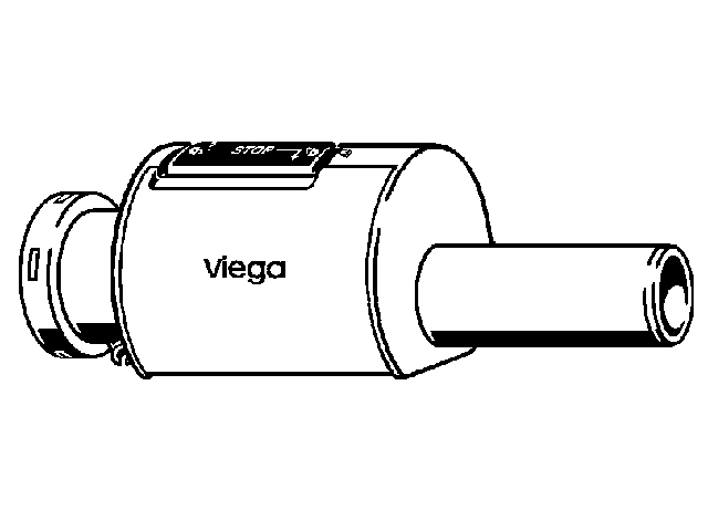 Viega Sperrfix Rueckstauverschluss 4995.3, 607166, 50mm