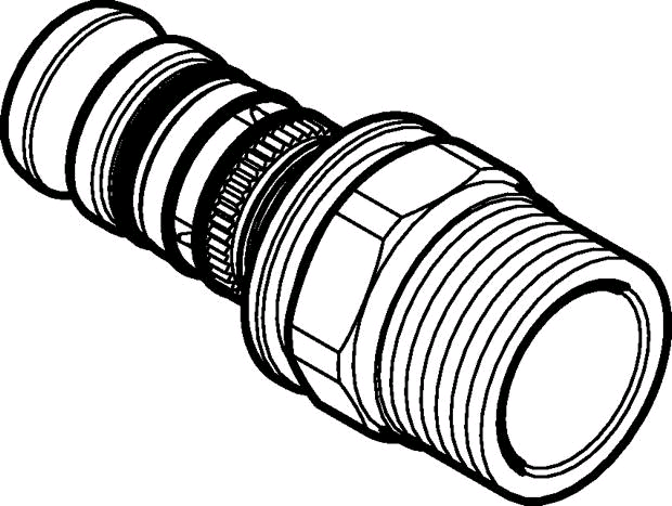 Geberit Mepla Übergang m. AG (Rg)