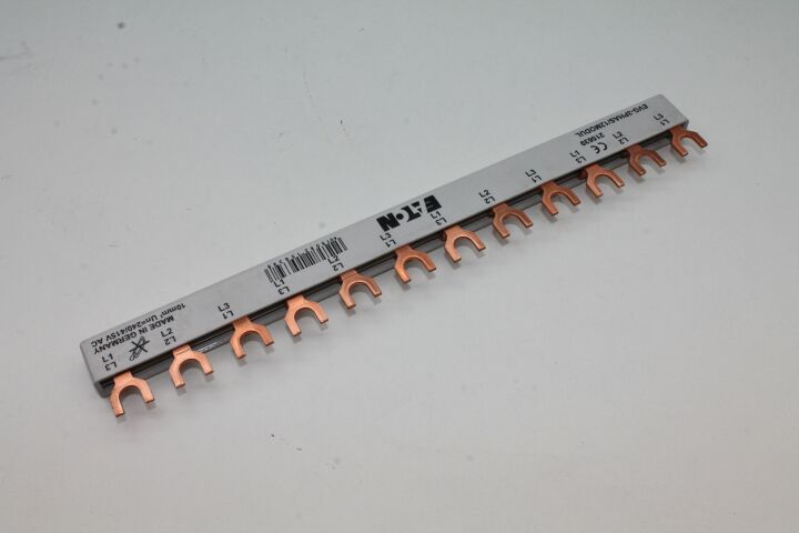 RST-Schiene EV-S, Gabel, 3-pol., 4 x 3 Anschl. (12 TE.), 21 cm