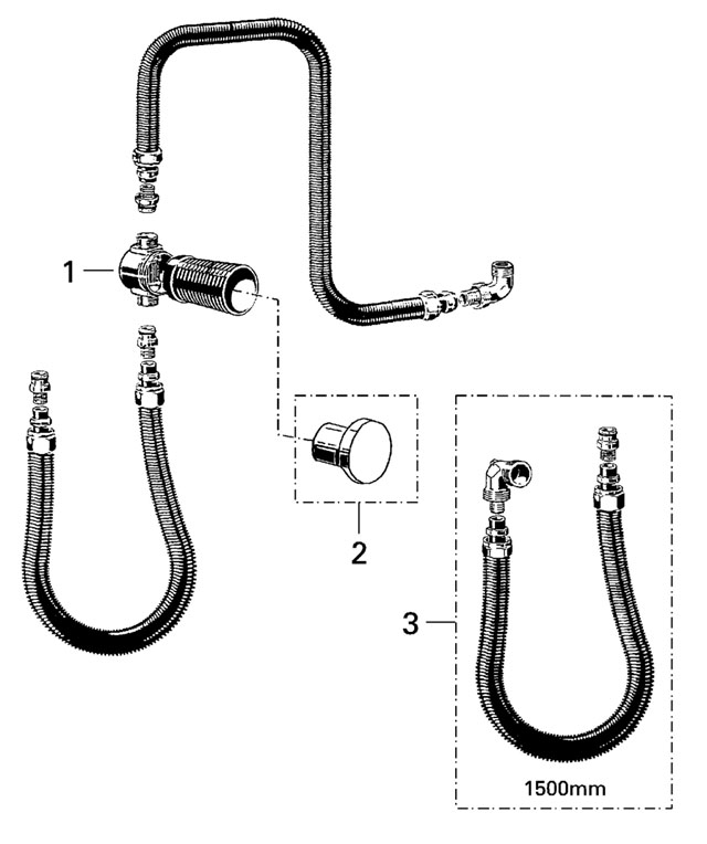 Grohe Anschlußgarnitur Talentofill 28995 mit Unterputz-Rohrunterbrecher DN20