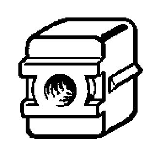 Viegaswift Nutenstein Mod. 8013.27, 308315, M6, f. Befestigung v. Wandscheiben