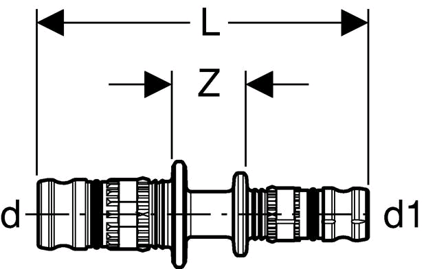 Geberit Mepla Reduktion (PVDF)