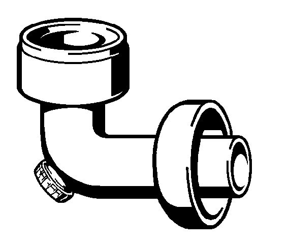 Viega Anschlussbogen für Urinalbecken, 3228, 108212, DN 50 x 50 x 125, weiss