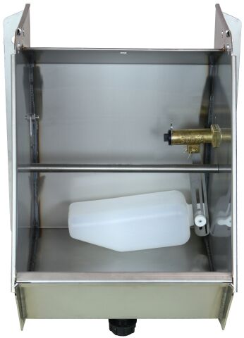 Suevia Schwimmer-Trogtränke Mod. 600, Art.-Nr. 130.0600, aus Edelstahl, m. Schwimmerventil