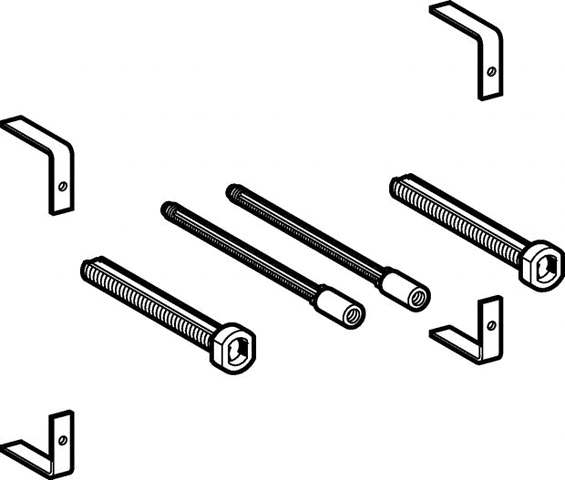 Geberit Verlängerungs-Set 240.058.00.1 für Twinline und 200F Betätigungsplatten
