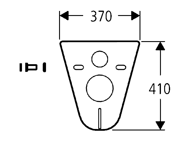 Grohe Schallschutz-Set 37131 für WC mit Schallschutzmatte und Gummihülsen