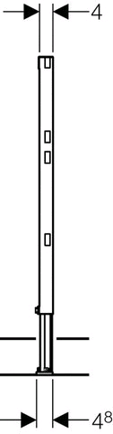 Geberit Duofix Abschlusselement 82/88/112/130 cm