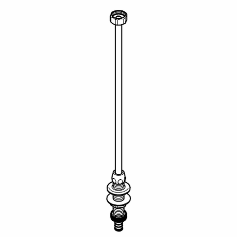 Grohe WAS-Spülendurchführung 41130 DN15 bis 70mm verstellbar chrom