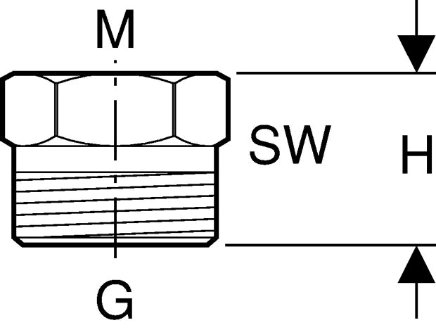 Geberit Mepla Übergang m. Innengew., M22 x 1,5 auf Eurokonus G 3/4