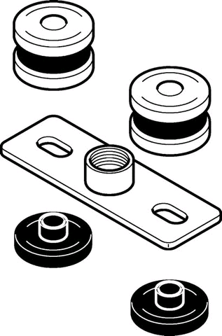 Geberit Grundplatten-Dämmset Grundplatte M 0