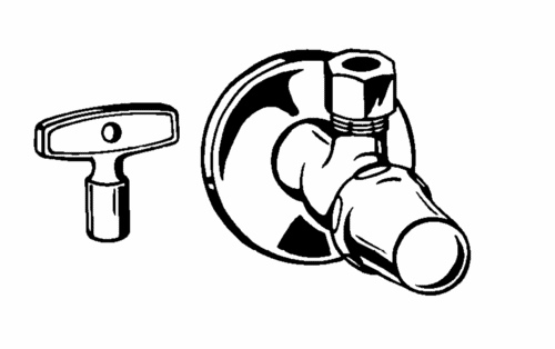 Grohe Eckventil Atlanta 22917 DN15 Steckschlüssel-Oberteil chrom