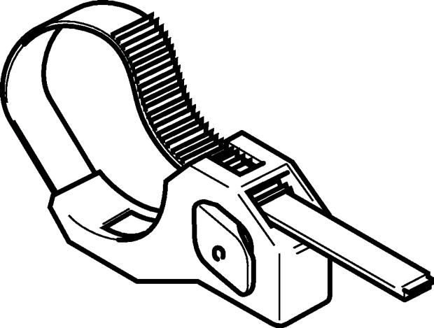 Geberit GIS Rohrclip Spannbereich 16-40 mm