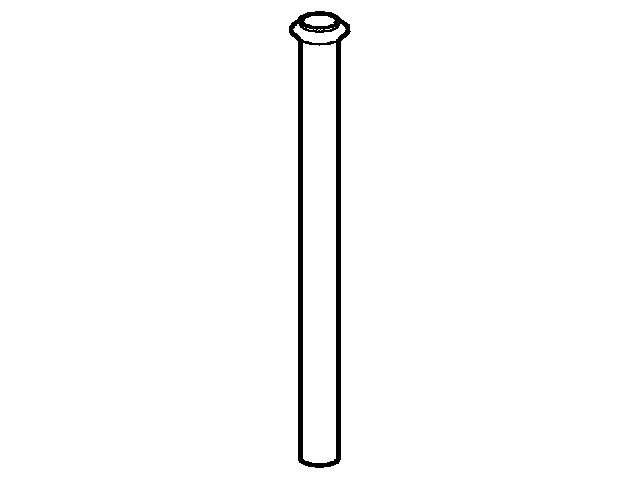 Grohe Spülrohrverlängerung 37042 200mm Durchmesser 16mm aus Messing chrom