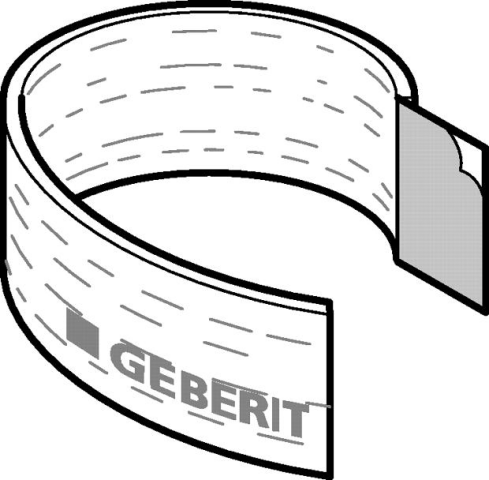 Geberit Schachtschott d 135 für Geberit Silent-db20 im Geberit Quattro