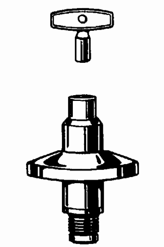 Grohe Oberteil 11550 1/2" für Unterputz-Ventile mit Steckschlüssel chrom