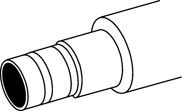 TECElogo PE-Xc Verbundrohr, vorgedämmt Rundschlauch 9 mm, im Ring