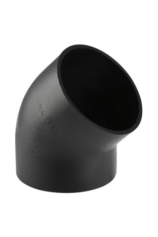 Geberit PE Bogen 45°, Winkelform
