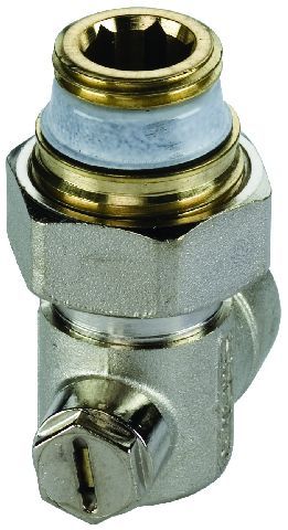 Simplex Einzel-Kugelhahn Exclusiv E1/IG, 1/2" IG, f. Ventil-HK m. 1/2" IG