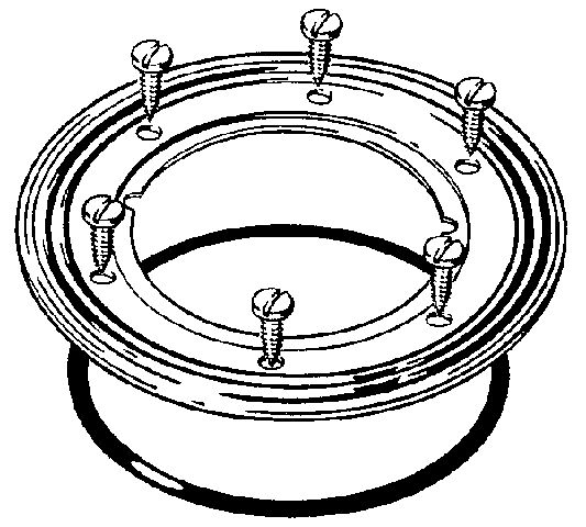 Viega Klemmflansch 4998.2, 141714, m.O-Ring, Schrauben u. Dichtungsbahn