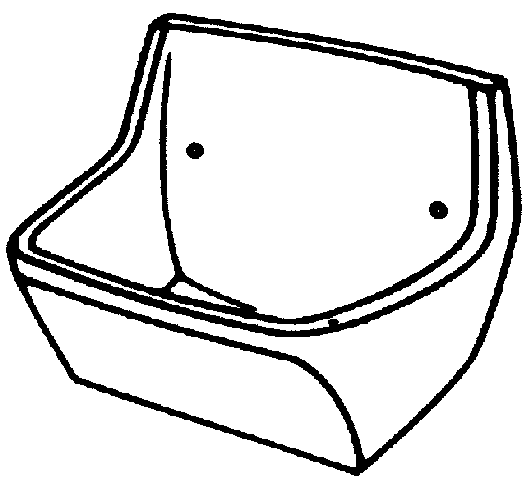 Keramag Ausguß Quelle 367200 Stichmaß 305mm weiß(alpin)