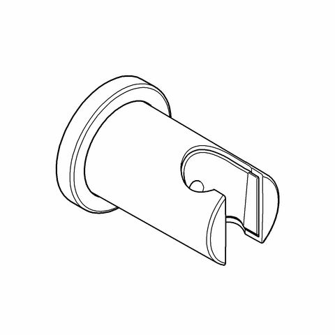 GROHE Wandbrausehalter Rainshower 27074 nicht verstellbar runde Rosette