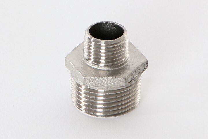 Edelstahl Red-Nippel 341, V4a