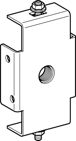 Geberit GIS Fixpunkt-Rohrhalter 1/2Z