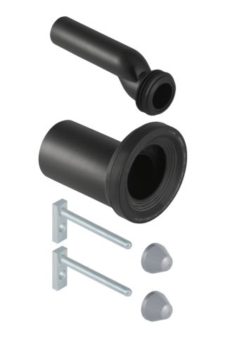 Geberit WWC-Anschlussgarnitur d 110, 25 mm etagiert mit Gewindestangen