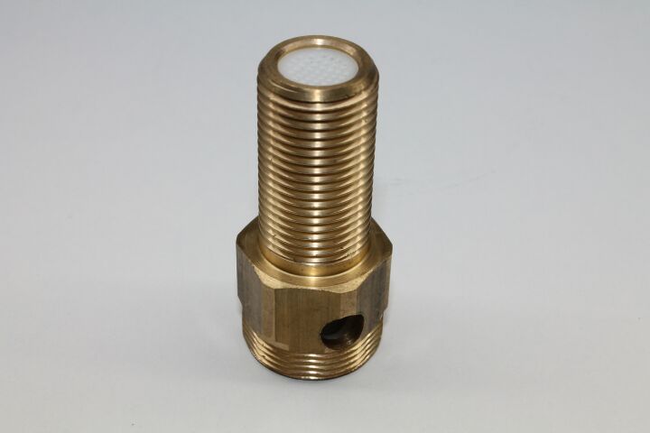 Suevia Anschlussteil R1/2" mit Düse D: 8mm, Gewinde 40mm lang Nr. 102.0650 zu Mod. 13/560/590/671/WT