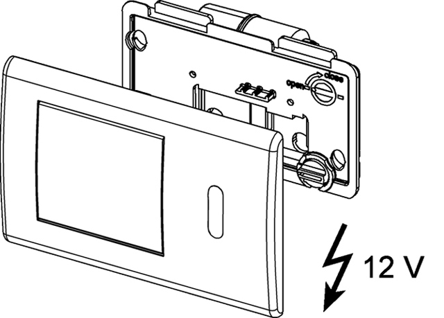 TECEplanus WC-Elektronik, IR, 230/12 V-Netz
