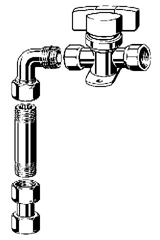 Viega Smartloop Anschluss-Set  2026.9, 3/4, 277529, f. Wasserzaehleranschluss