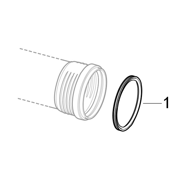 Geberit Silent-PP Rohr mit Muffe, L: 25 cm