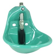 Suevia Tränkebecken Mod. 20-VA 1/2", Art.-Nr. 100.0209, aus Gusseisen, Edelstahl-Rohrventil
