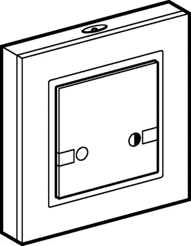 Geberit HyTronic Wandtaster AP zu WC-Steuerung (Funk)